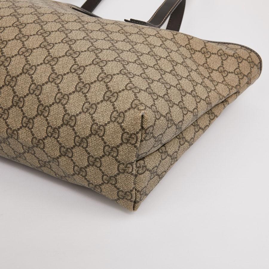 GUCCI Shopping Bag in Brown Monogram Canvas 4