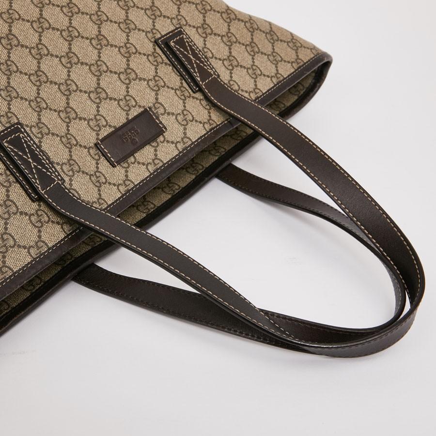 GUCCI Shopping Bag in Brown Monogram Canvas 5