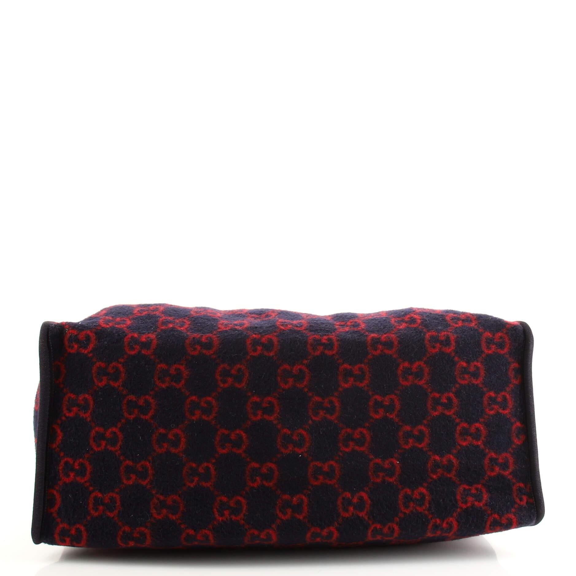 Women's or Men's Gucci Shopping Tote GG Wool Large