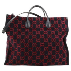 Gucci Shopping Tote GG Wool Large