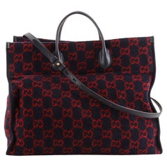 Gucci Shopping Tote GG Wool Large