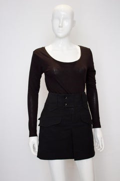 Kurzer schwarzer Gucci-Rock