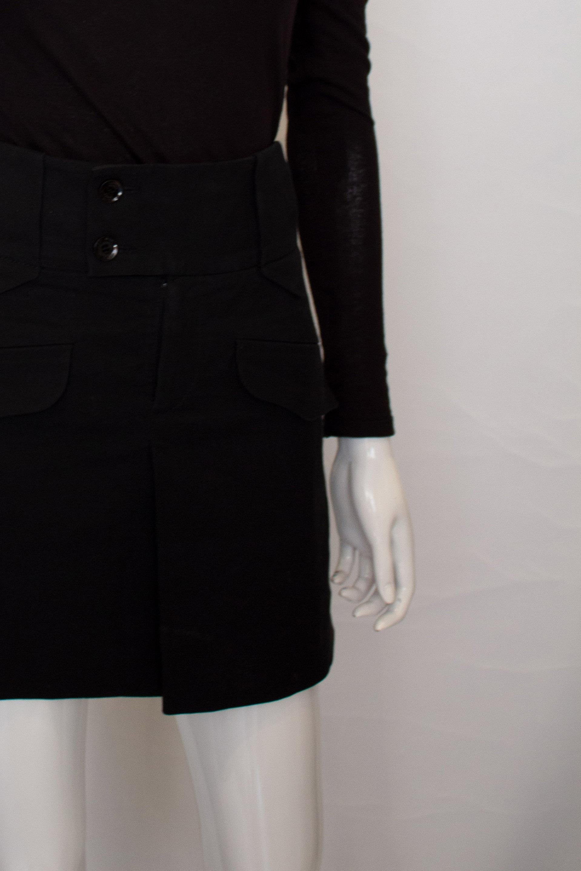 Gucci Short Black Skirt