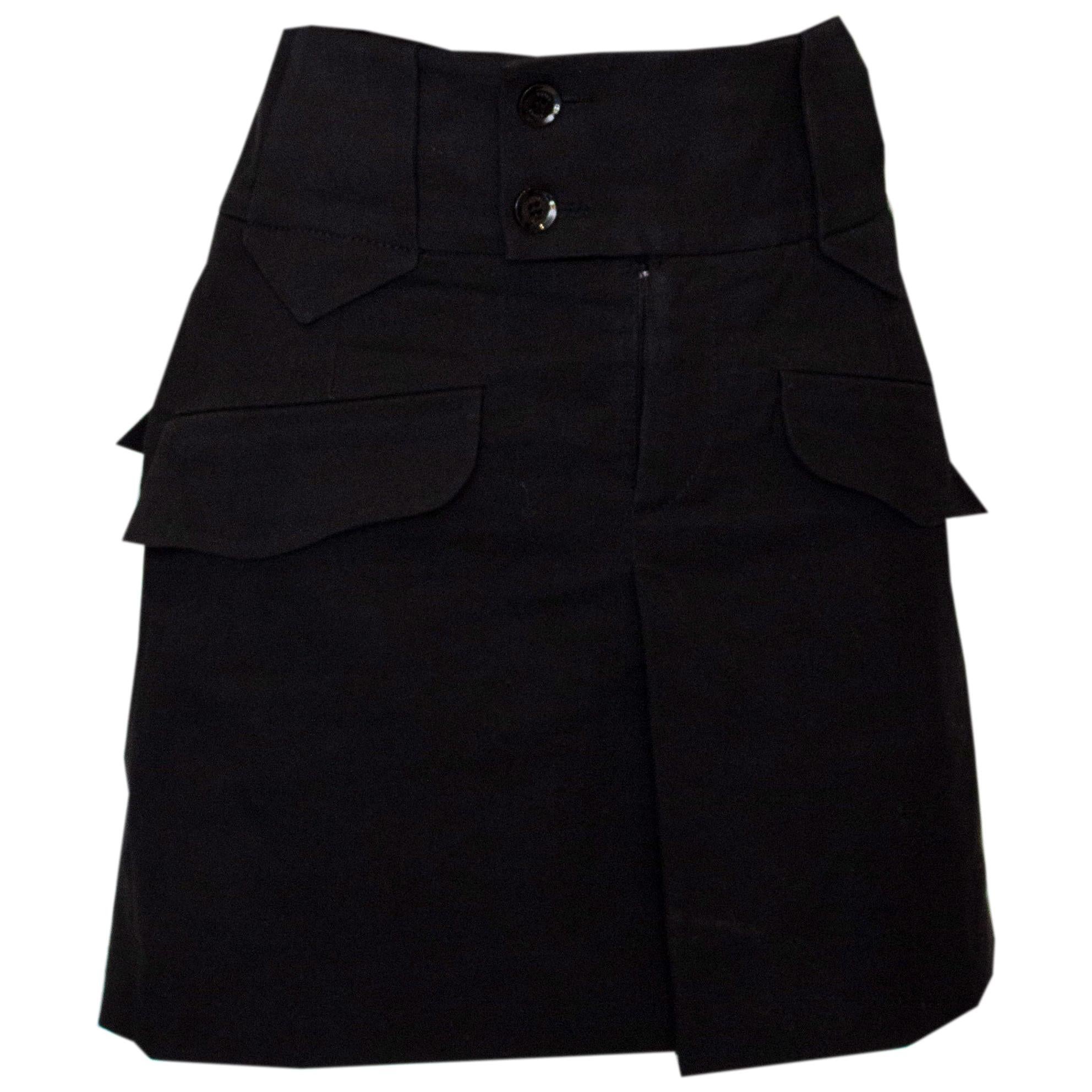 Gucci Short Black Skirt