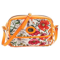 Gucci Shoulder Bag Flora Canvas Small