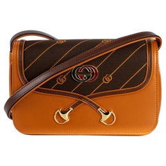 GUCCI Shoulder bag in Brown Leather