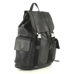 Gucci Signature Buckle Backpack Guccissima Leather