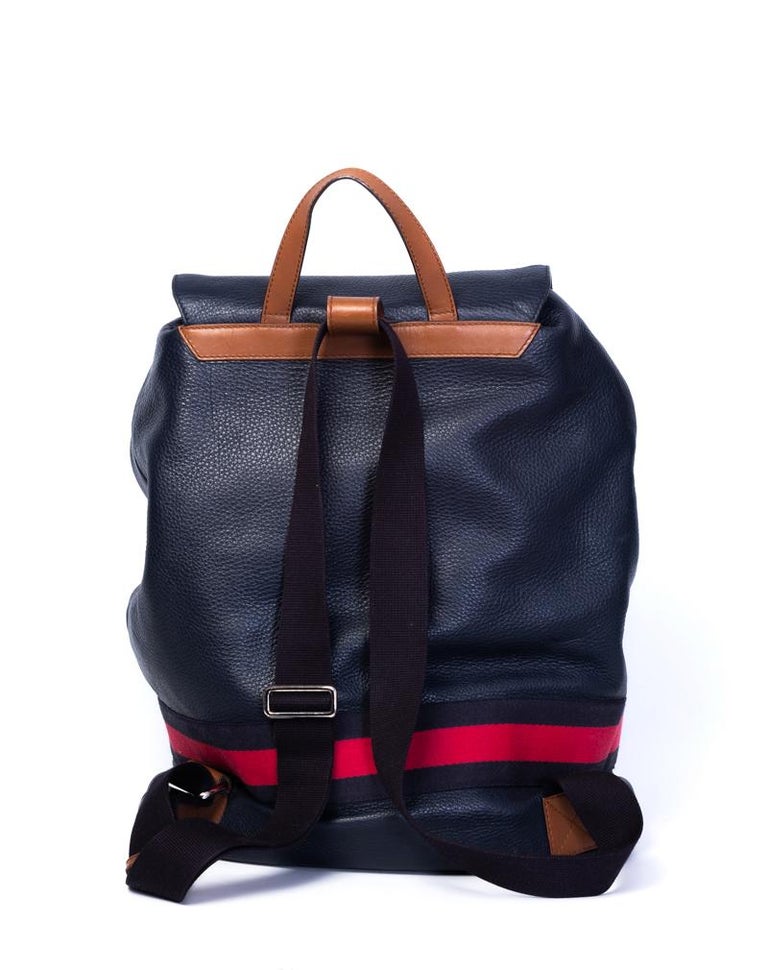 Gucci Signature Calf Web Backpack For Sale at 1stDibs  gucci signature  backpack, gucci web backpack, sandro marcos signature
