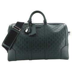 Gucci Signature Convertible Duffle Bag Guccissima Leather Medium