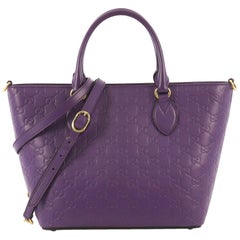 Gucci Signature Convertible Tote Guccissima Leather Medium