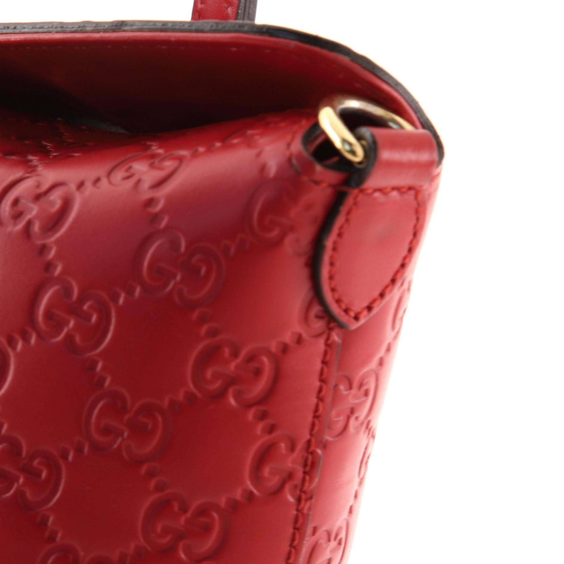 Gucci Signature Fold Over Tote Guccissima Leder Medium 1