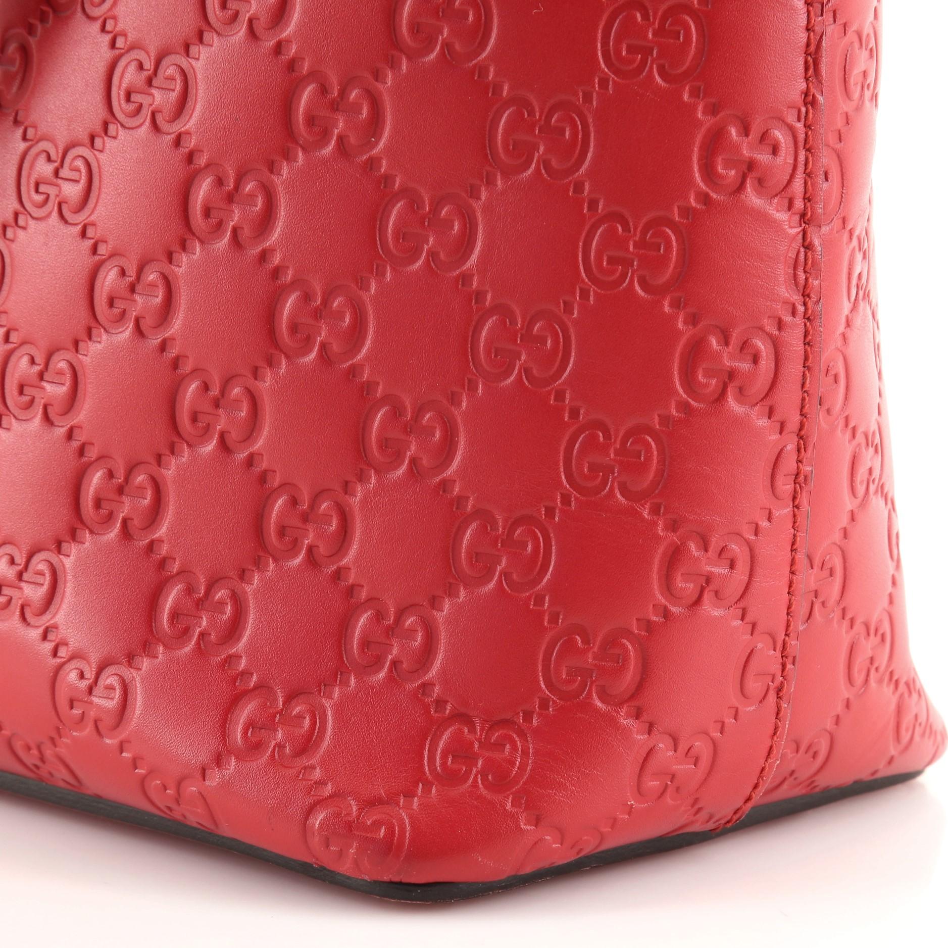 Gucci Signature Fold Over Tote Guccissima Leder Medium 2