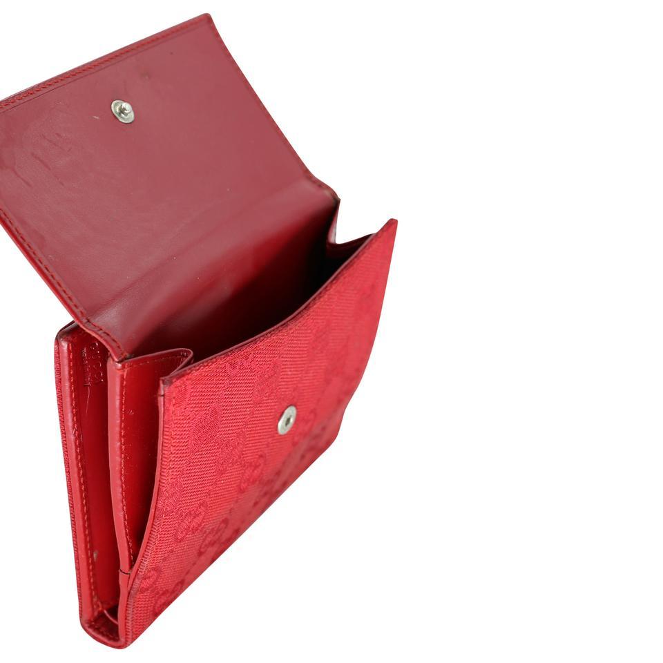 Gucci Signatur GG Segeltuch Monogramm Leder Brieftasche GG-1201P-0001 im Angebot 7