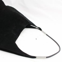 Gucci Signature Hobo 868294 Black Suede Leather Shoulder Bag