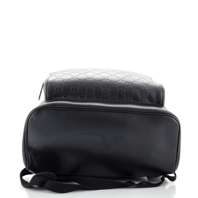 Gucci Signature Pocket Backpack Guccissima Leather Large at  display picture 1