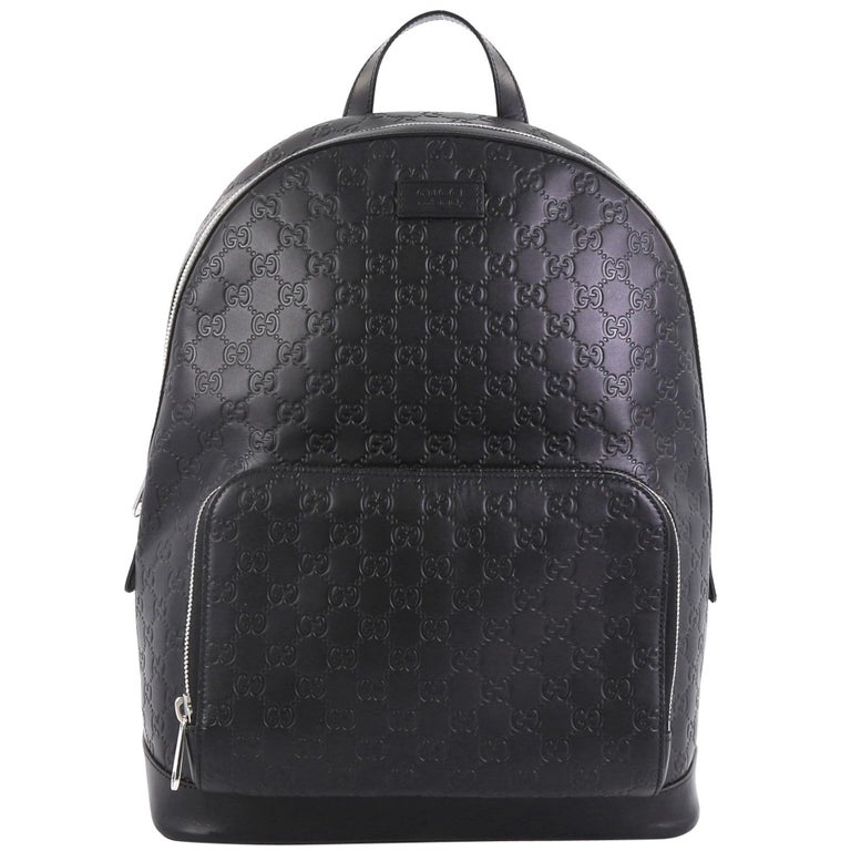 Gucci Signature Pocket Backpack Guccissima Leather Large at 1stDibs
