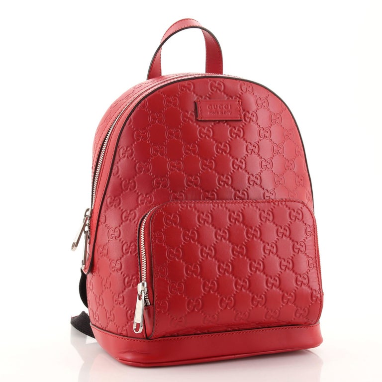 Gucci Signature Pocket Backpack Guccissima Leather Small at 1stDibs