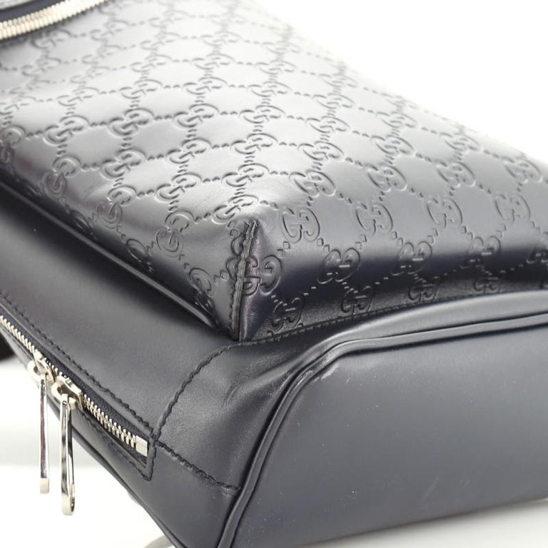 Gucci Signature Slim Crossbody Bag Guccissima Leather Small at 1stdibs