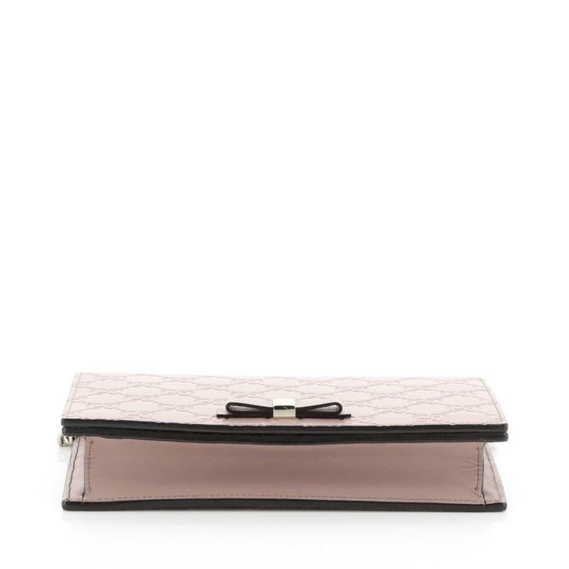 Gucci Signature Brieftasche auf Kette Guccissima Leder für Damen oder Herren