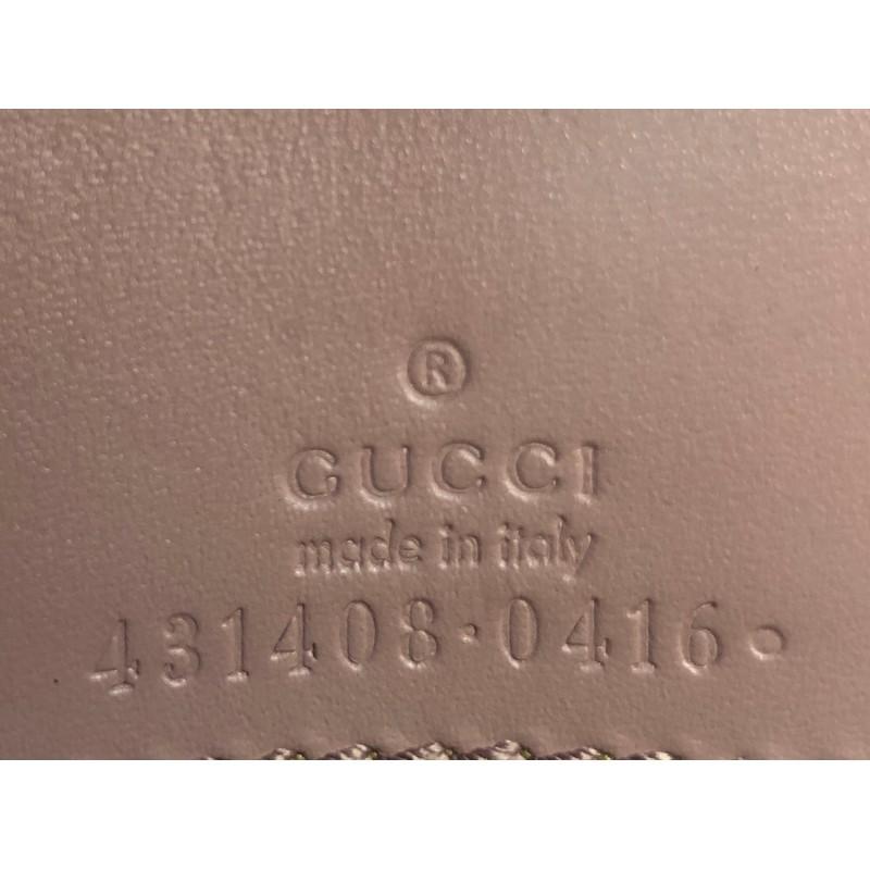 Gucci Signature Brieftasche auf Kette Guccissima Leder 2