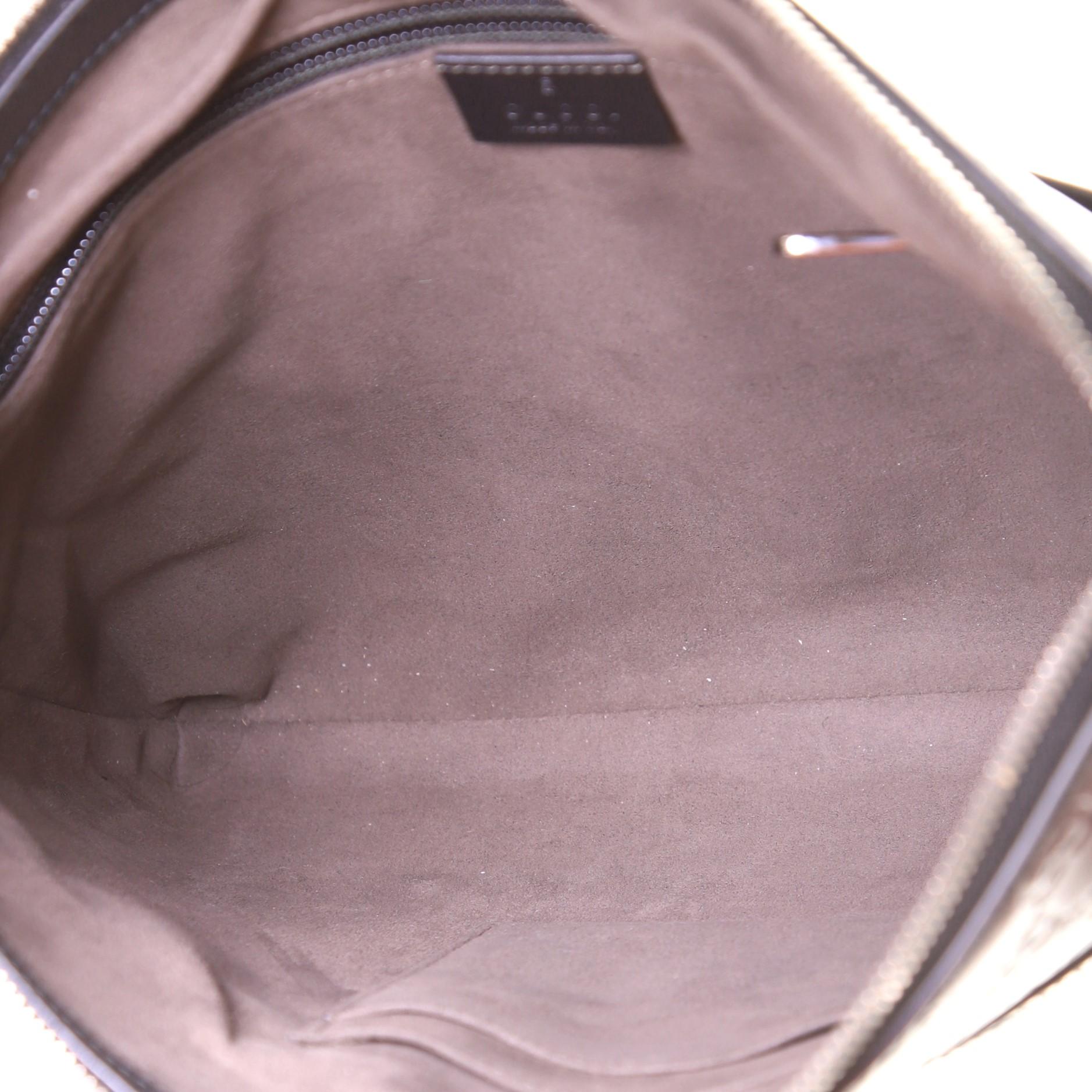 Gucci Signature Messenger Bag Guccissima aus Leder Medium mit Reißverschluss 1