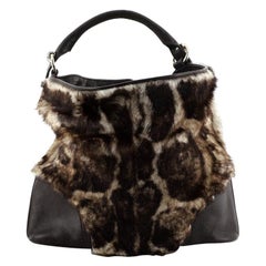 Gucci Signoria Hobo Fur with Leather Large