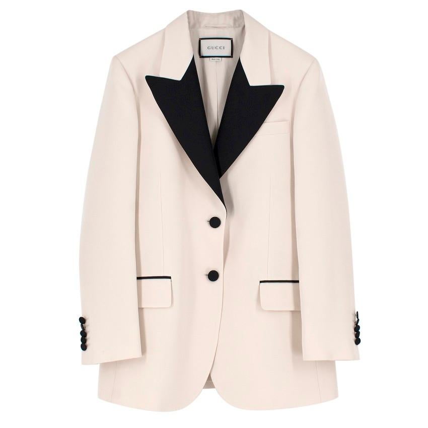 Gucci Silk Cream Blazer US 8 In Good Condition In London, GB