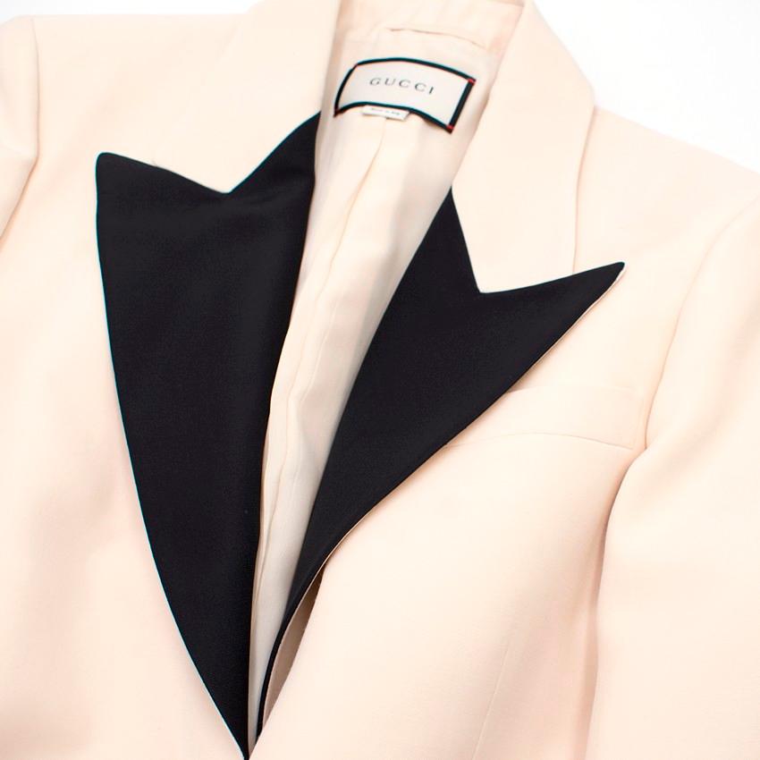 Gucci Silk Cream Blazer US 8 2