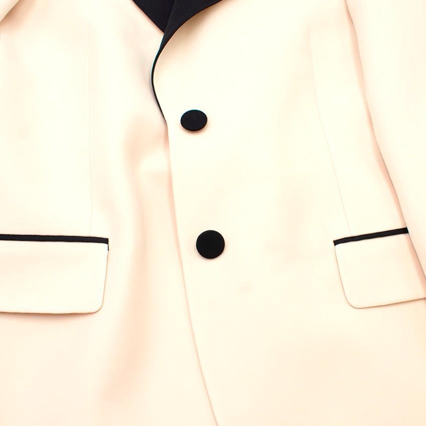 Gucci Silk Cream Blazer US 8 3
