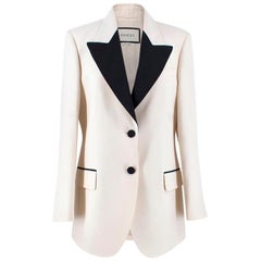 Gucci Silk Cream Blazer US 8