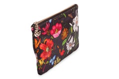 Gucci Silk Flora Print Pouch NIB