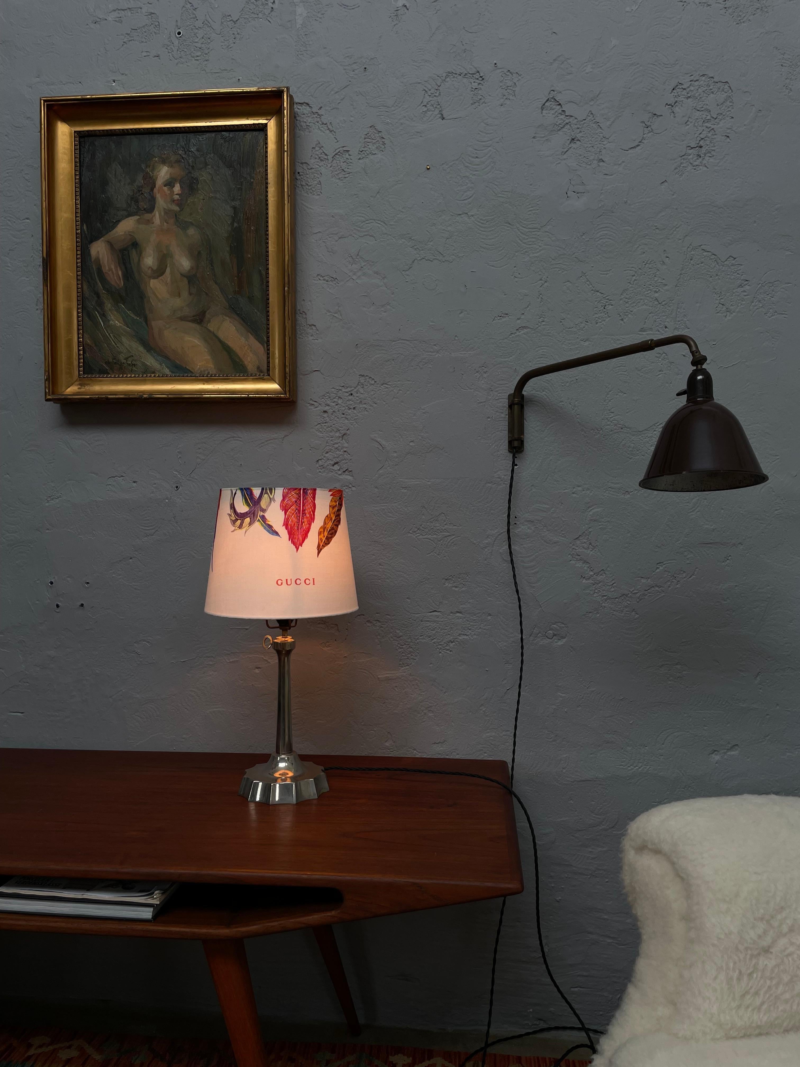 Gucci Silk Indian Tribal Headdress Lampshade In Good Condition For Sale In Søborg, DK
