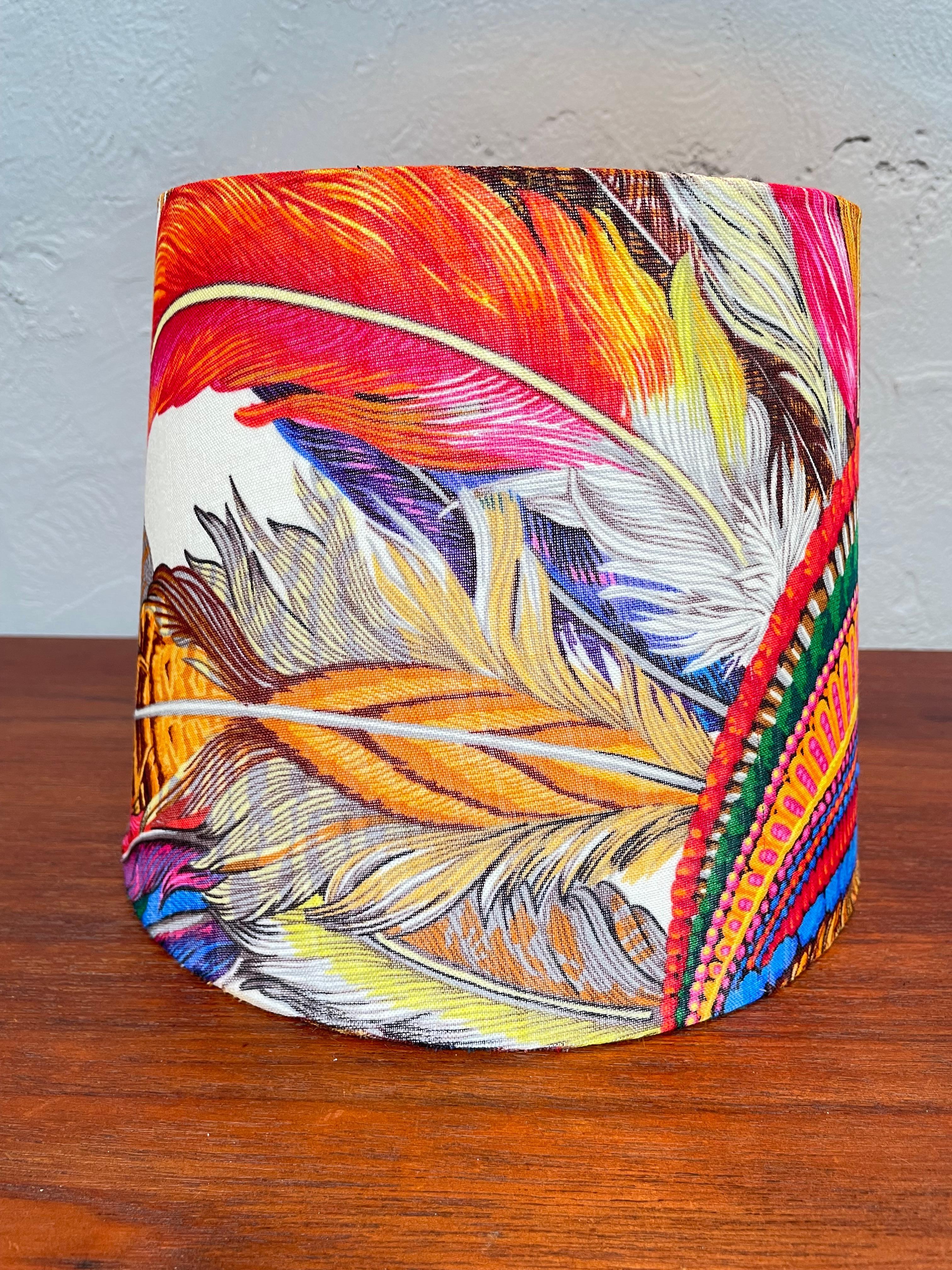 Gucci Silk Indian Tribal Headdress Lampshade In Good Condition For Sale In Søborg, DK