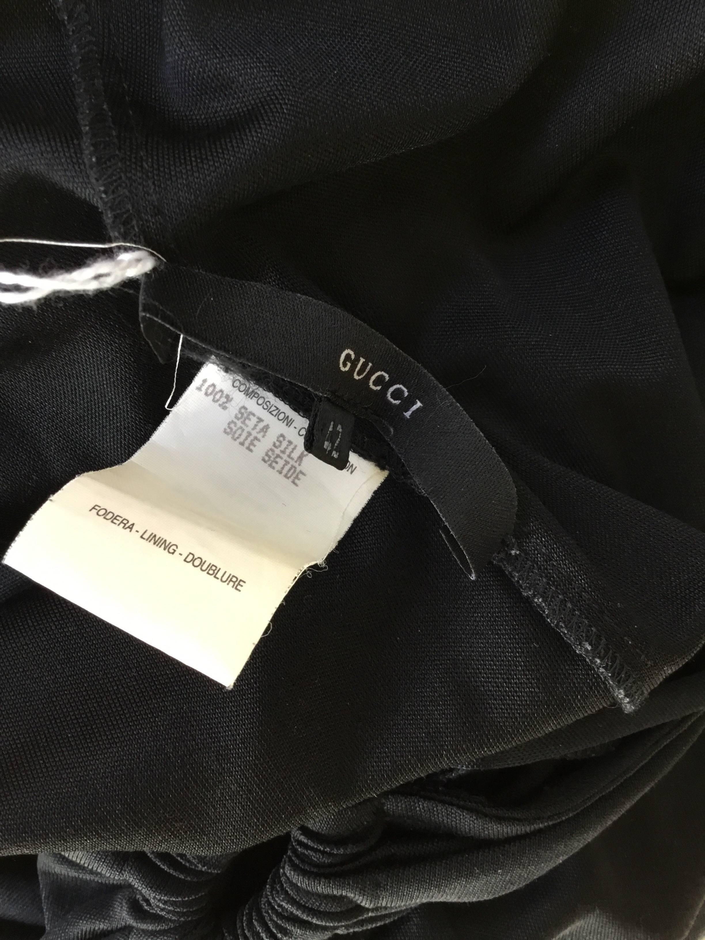 Gucci Silk Jersey Maxi Slip Dress In Excellent Condition In Carmel, CA