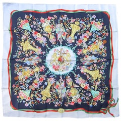 Gucci Silk Scarf Majestic Floral New, Never Worn 1990s
