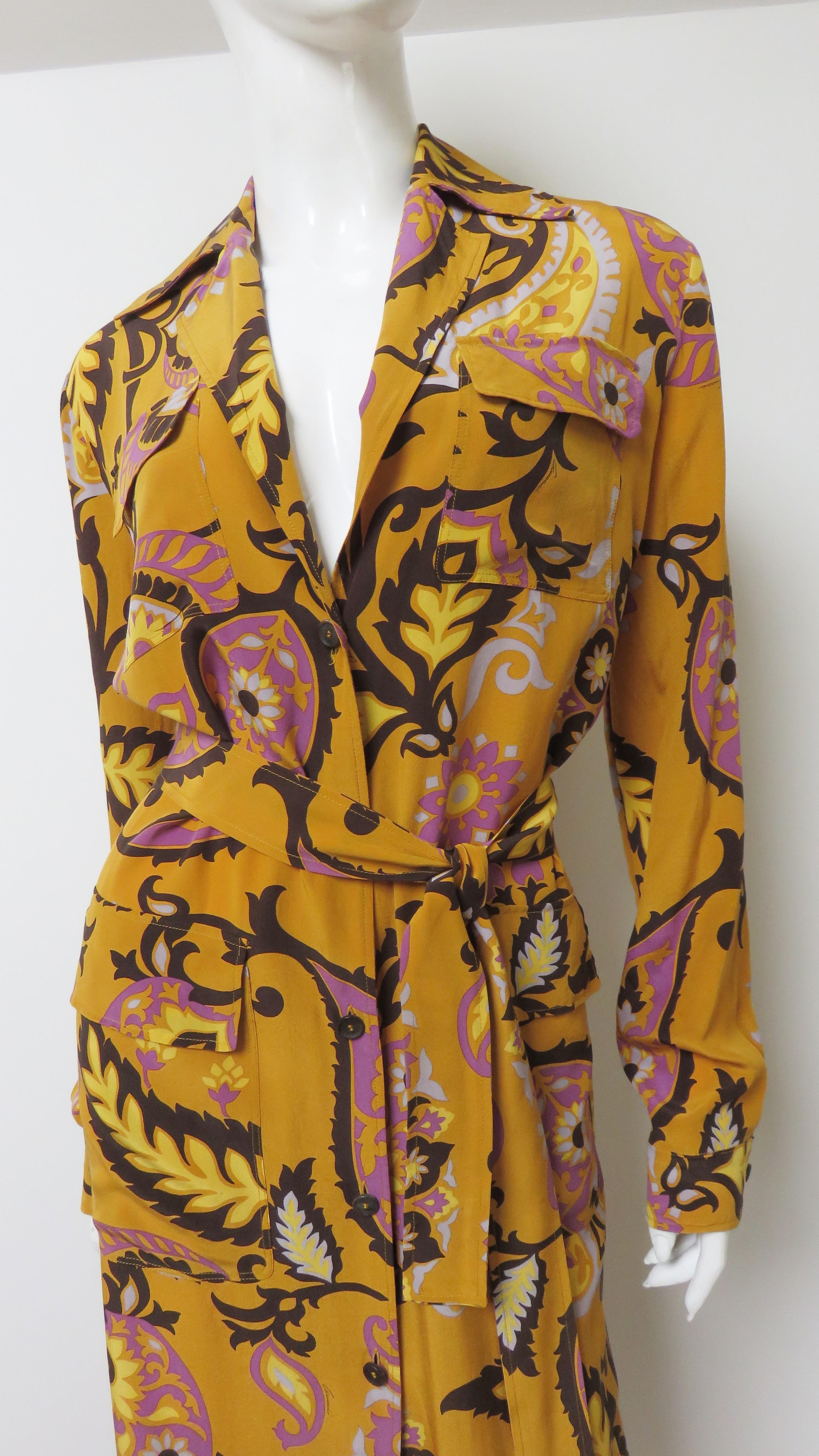 Robe longue chemise Gucci S/S 2011 Pour femmes en vente