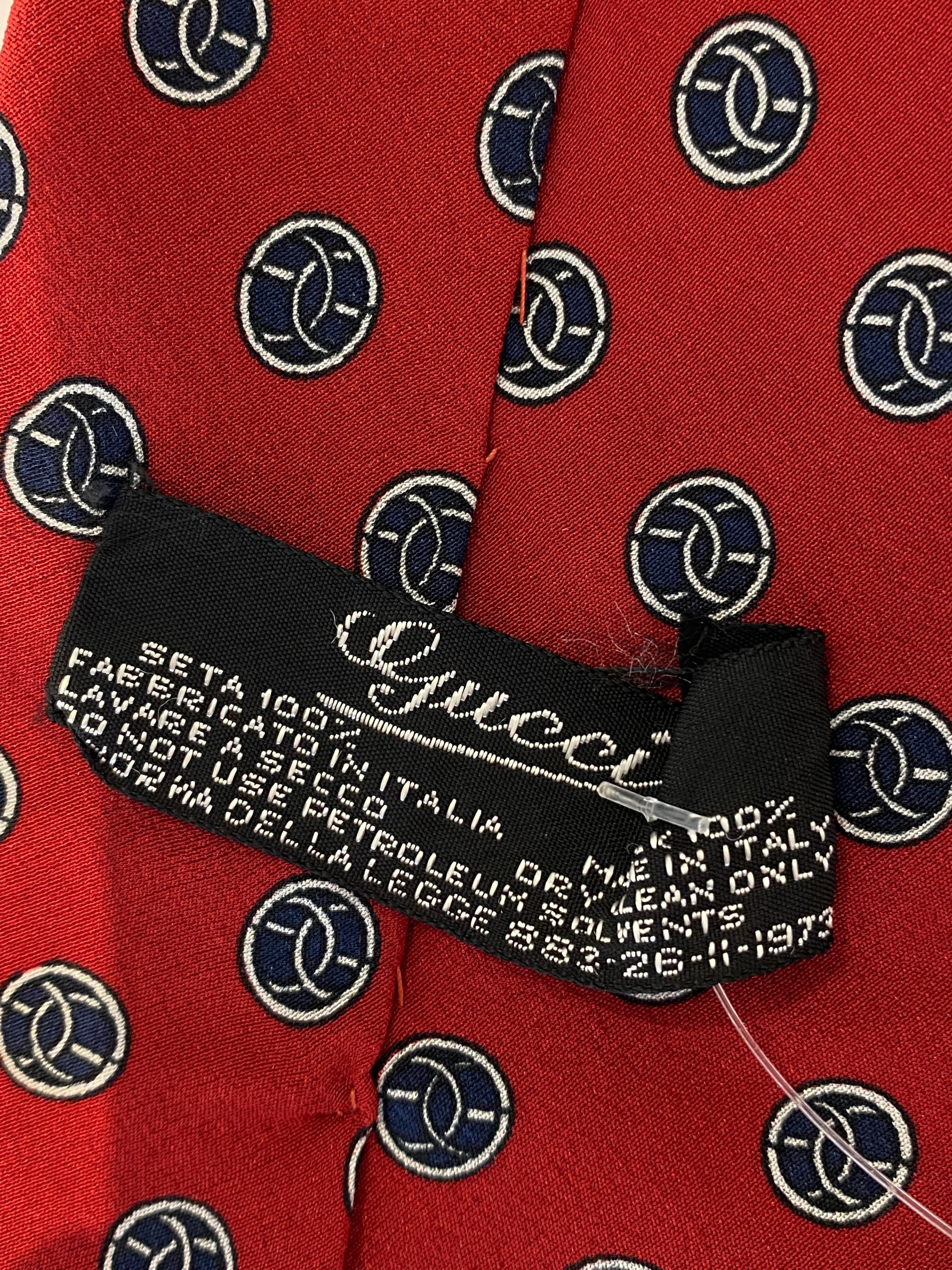 gucci tie red