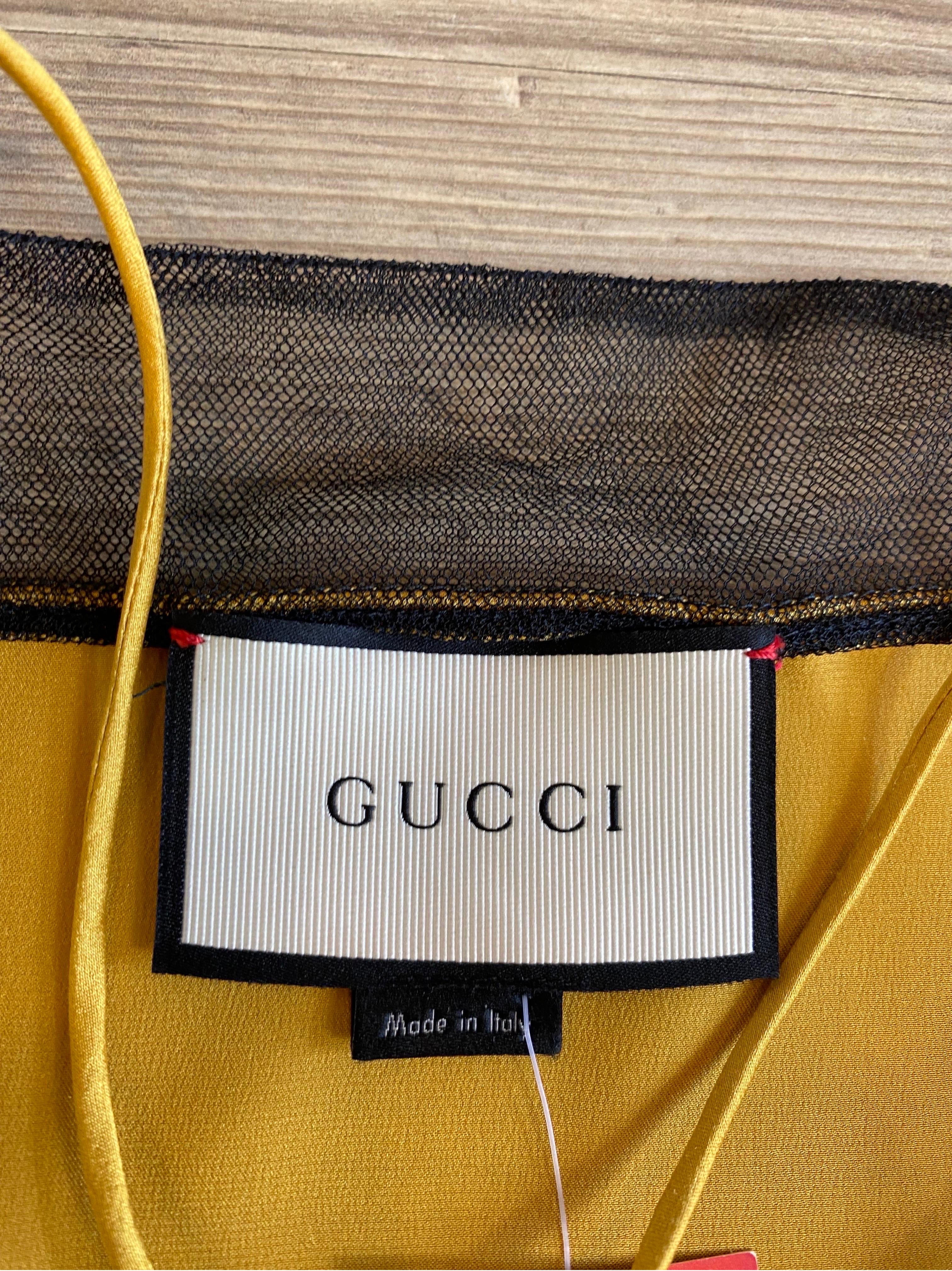 Gucci silk top For Sale 2