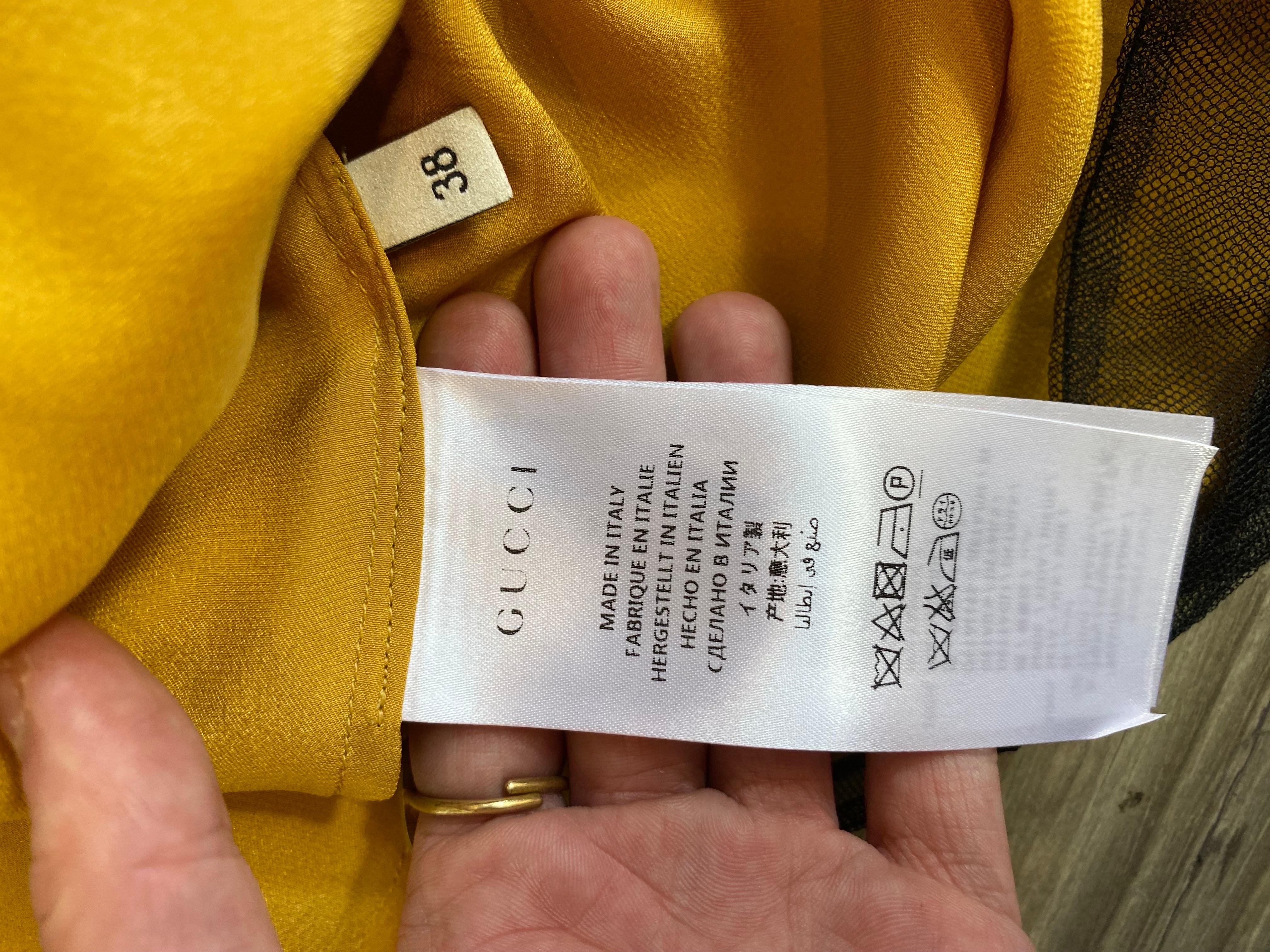 Gucci silk top For Sale 3