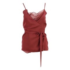 Gucci Silk Wrap Top IT 38 UK 6
