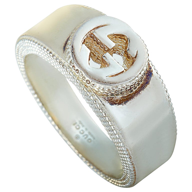 Gucci Silver Double G Ring at 1stDibs gucci ring, sterling silver