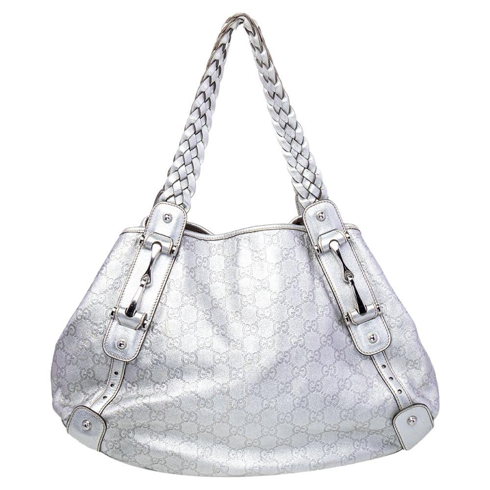 Silver Italian leather Bum Bag / Chest Bag – lusciousscarves