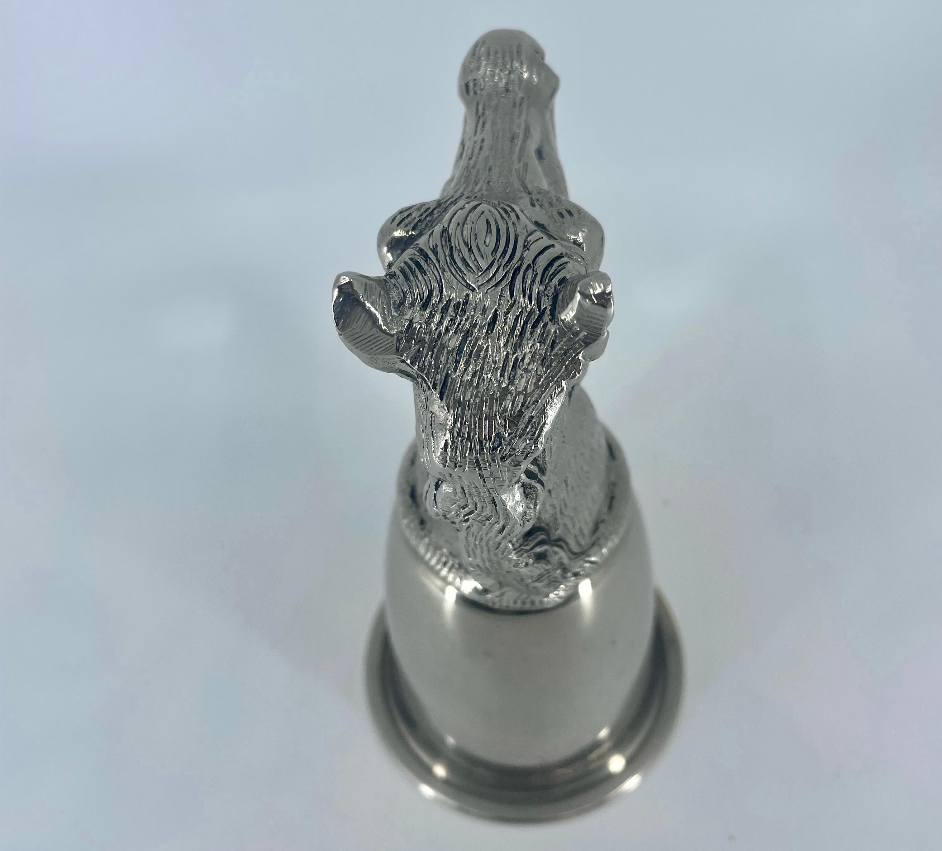 Gucci Silver Horse Stirrup Cup In Good Condition For Sale In New York, NY