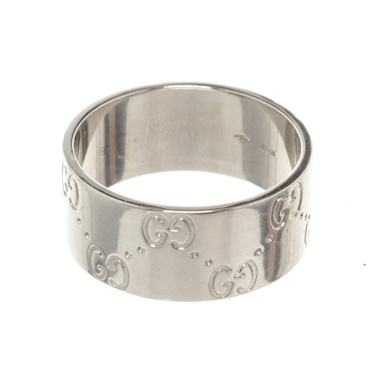 Women's or Men's Gucci Silver Icon Wide Ring