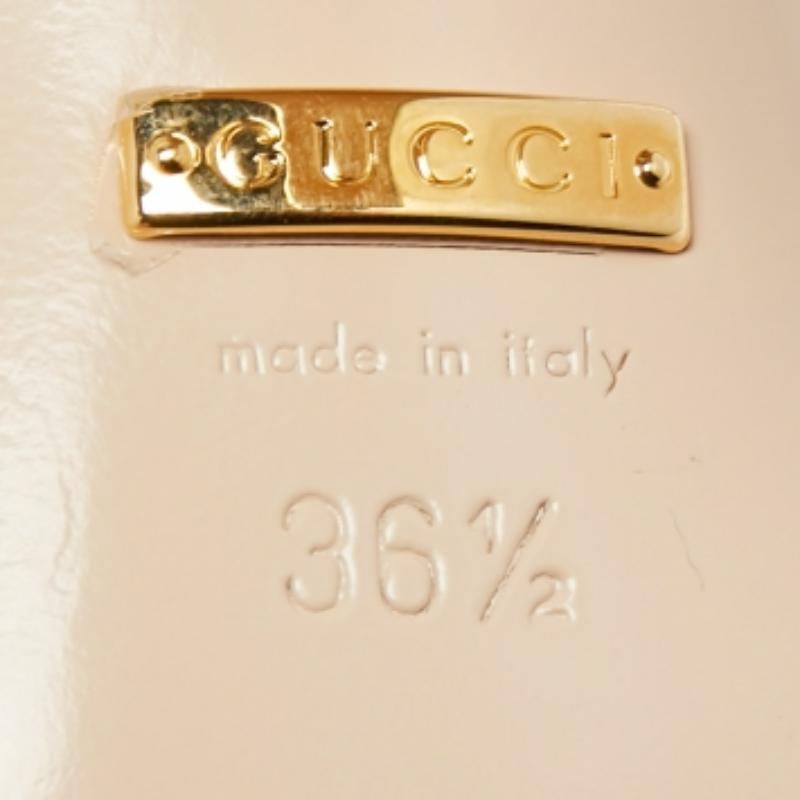 Gucci Silver Leather Studded Cone Slide Sandals Size 36.5 en vente 2