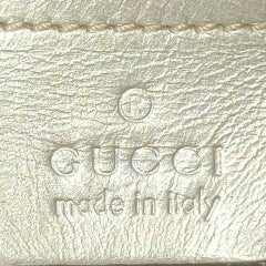 Gucci Silver Monogram GG Imprime Boston with Strap 861775