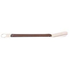 Gucci Silver-Plate and Leather Shoe Horn Vintage