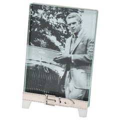 Gucci Silver Plate Belt Picture Frame