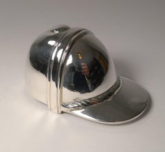 Gucci Silver Plated Bottle Opener, Jockey's CAP, Italy, circa 1970