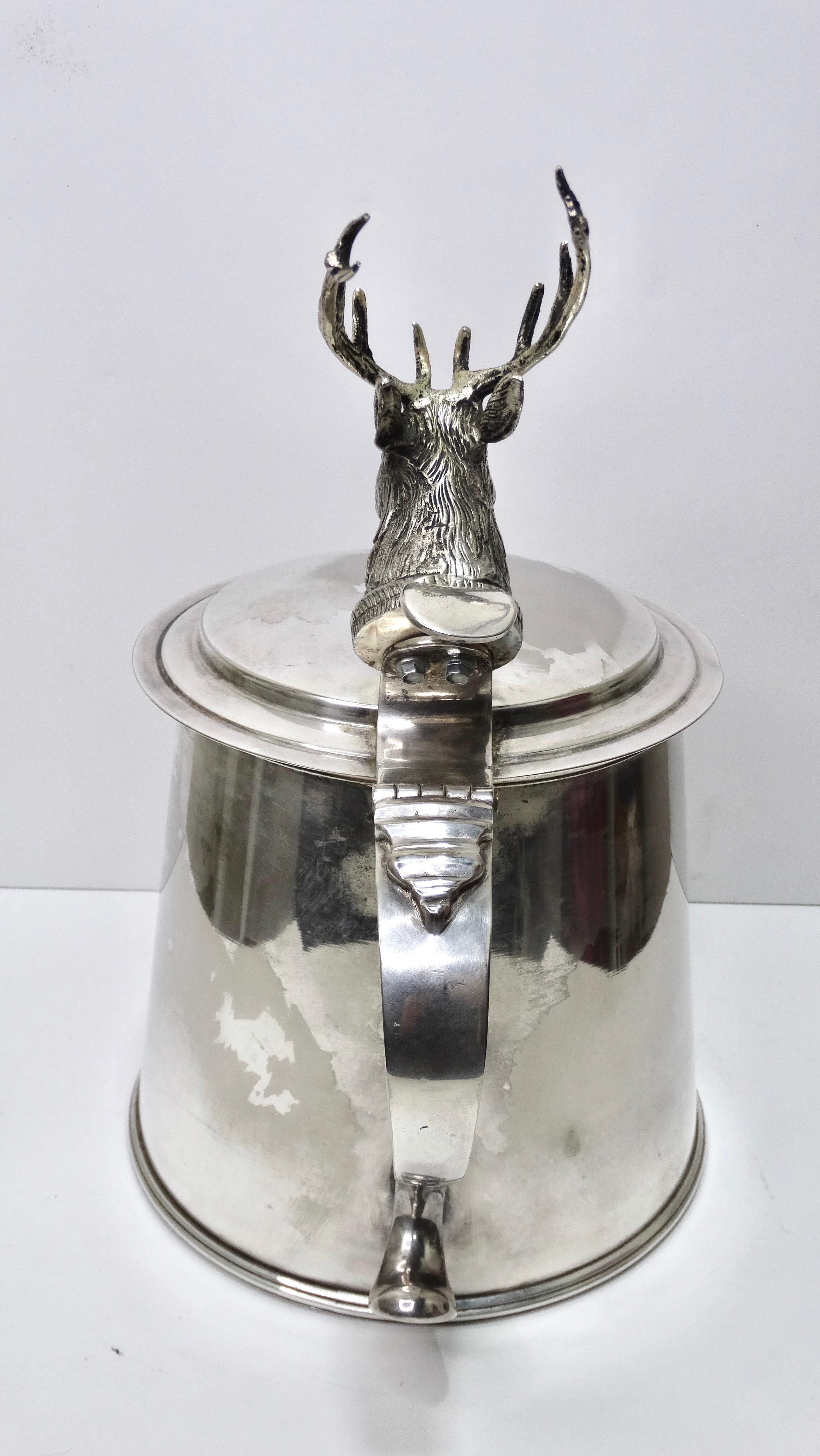 Metti le mani su questo raro set di tazze e secchiello per il ghiaccio in argento firmato 